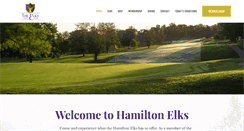 Desktop Screenshot of hamiltonelksgolfclub.com